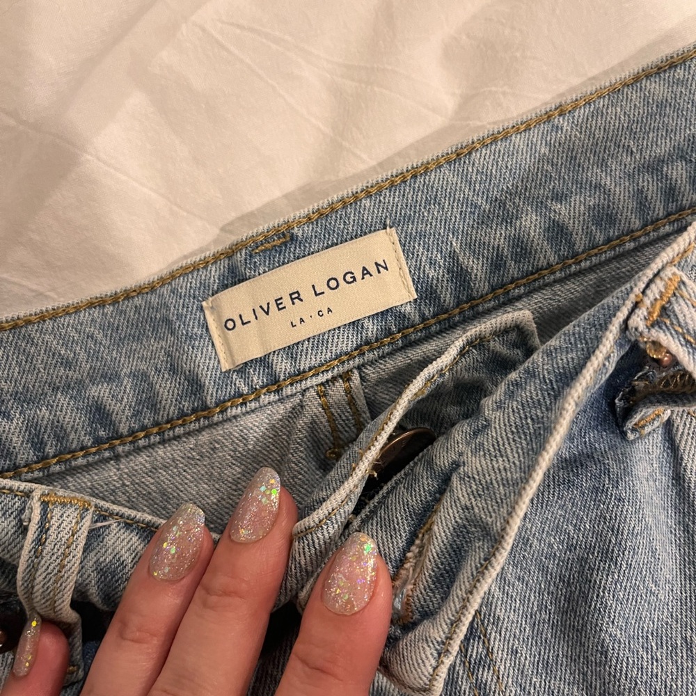 Oliver Logan Denim Maxi Skirt